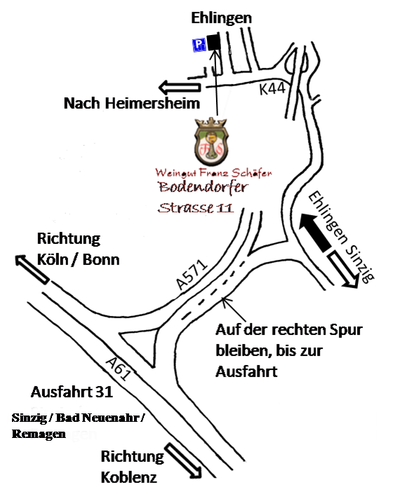 Anfahrt Koblenz